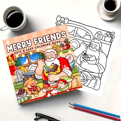 Merry Friends -jouluvärityskirja