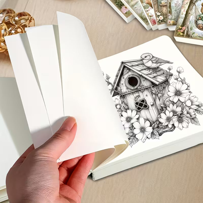 Satuolento-luonnoskirja – 200 sivua laadukasta paperia
