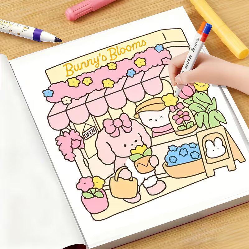 Sweet days coloring book värityskirja 40 pages