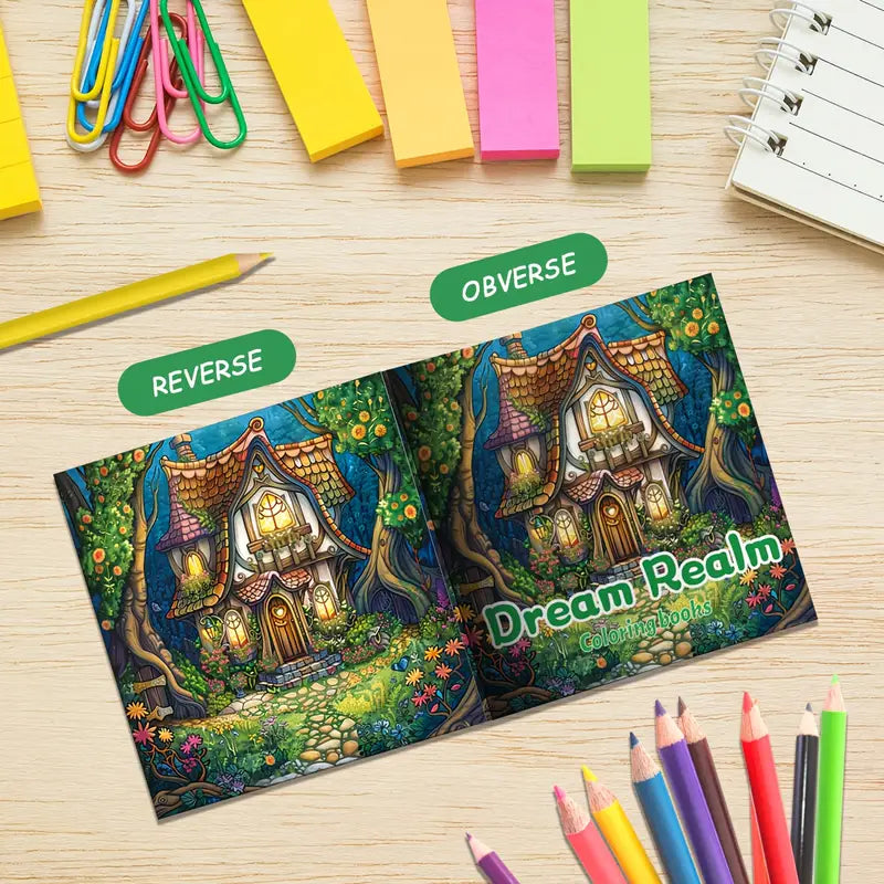 Dream realm coloring book värityskirja