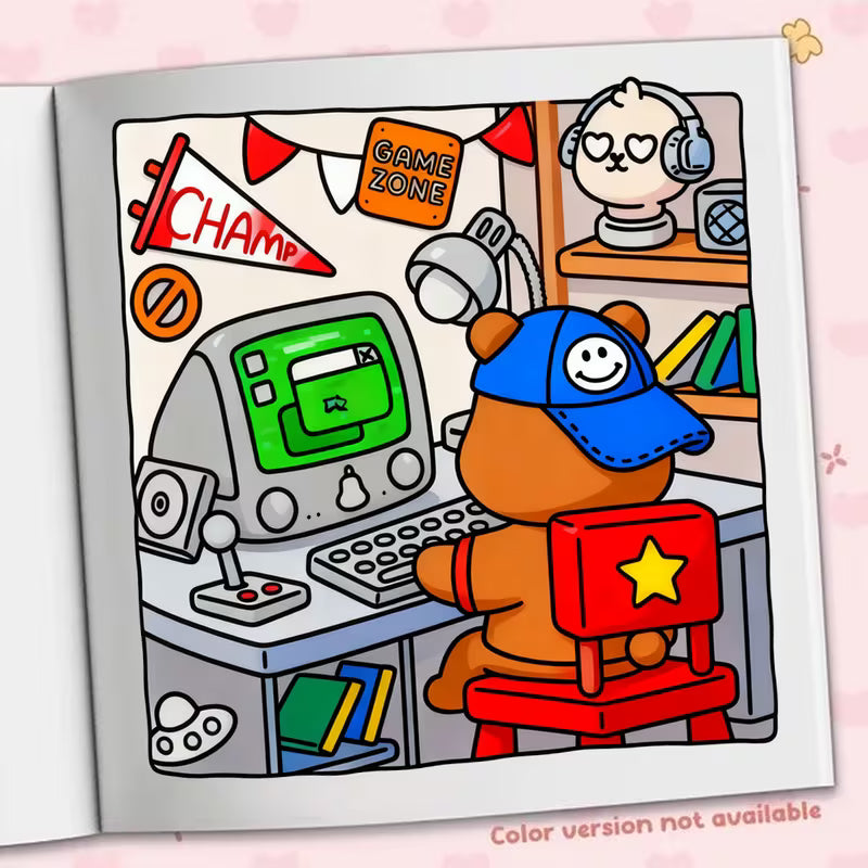 90s Cuties coloring book Värityskirja