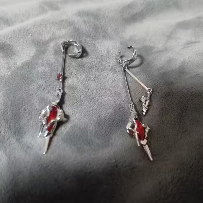 Pari kalvosinkorvakoruja, ei lävistystä tarvita