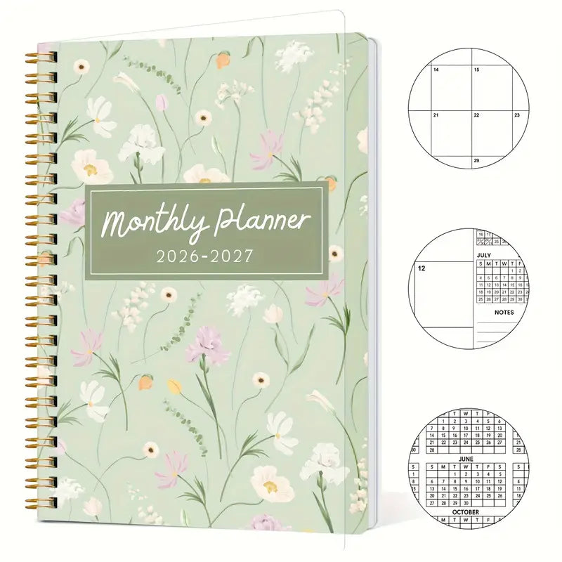 1 kpl 2026-2027 kuukausikalenteri A5