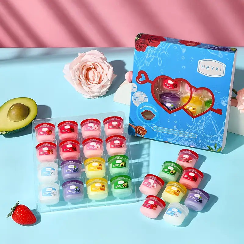 1kpl Heyxi hedelmänmakuinen huulivoidesarja - satunnainen
