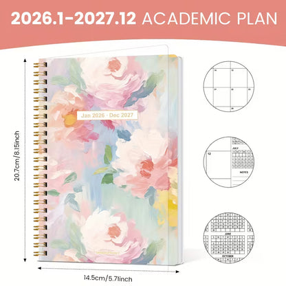 1 kpl 2026 kuukausikalenteri A5