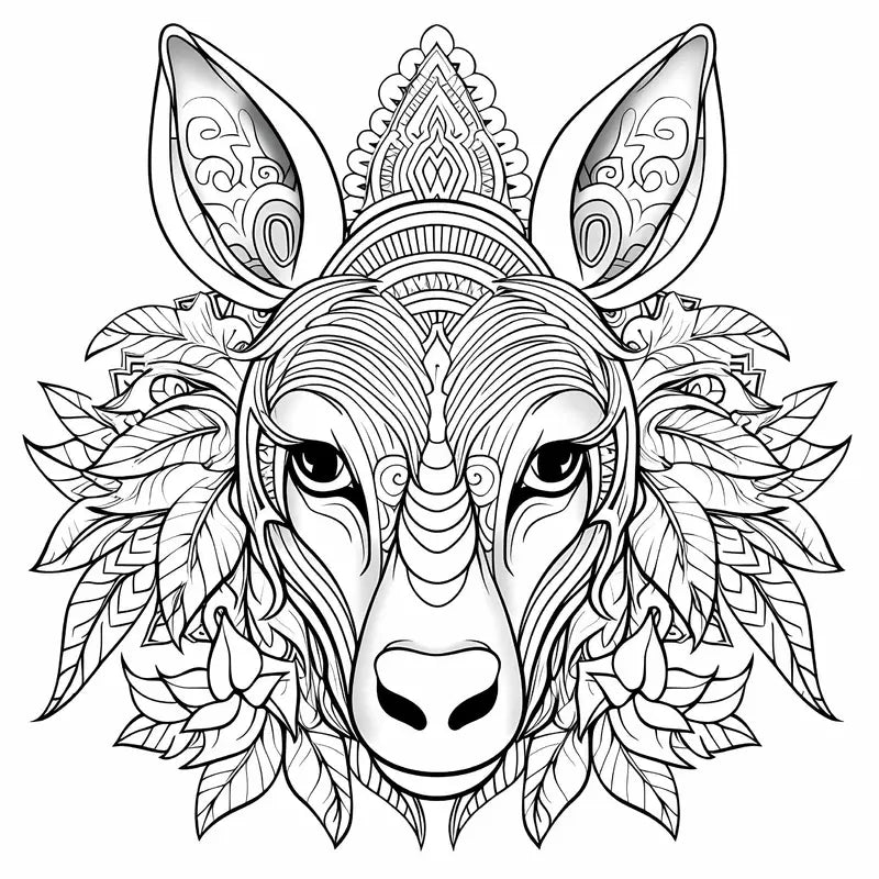 Horse world coloring book värityskirja