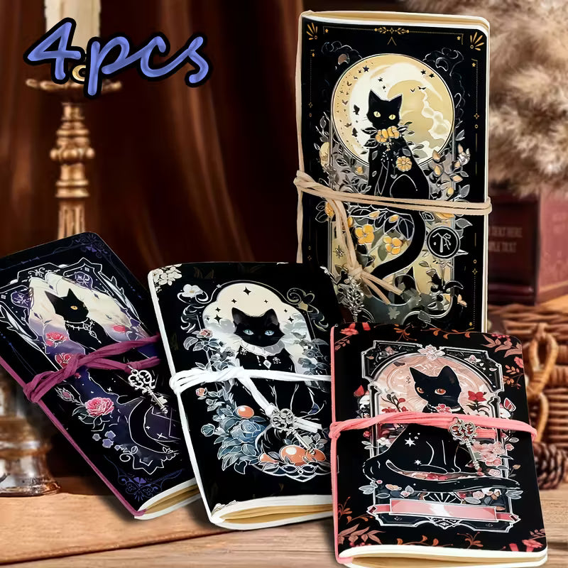 Goottilainen Dark Cat -muistikirjasetti