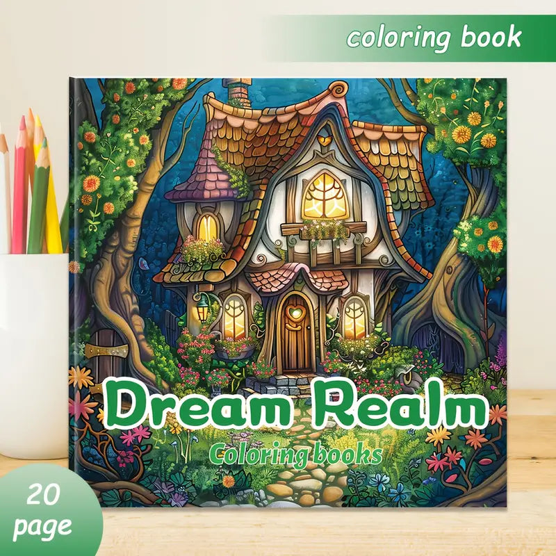 Dream realm coloring book värityskirja