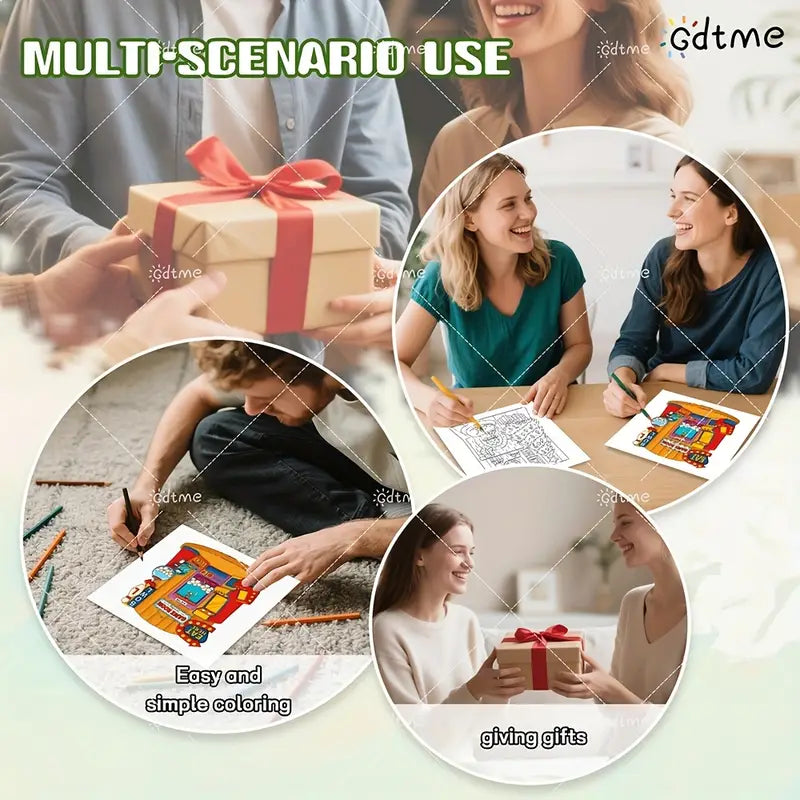 Relaxing corner coloring book värityskirja