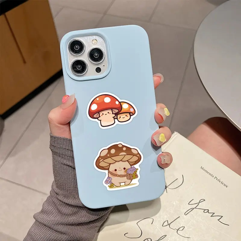 1kpl Sieniystävä sarjakuva söpöt tarrat