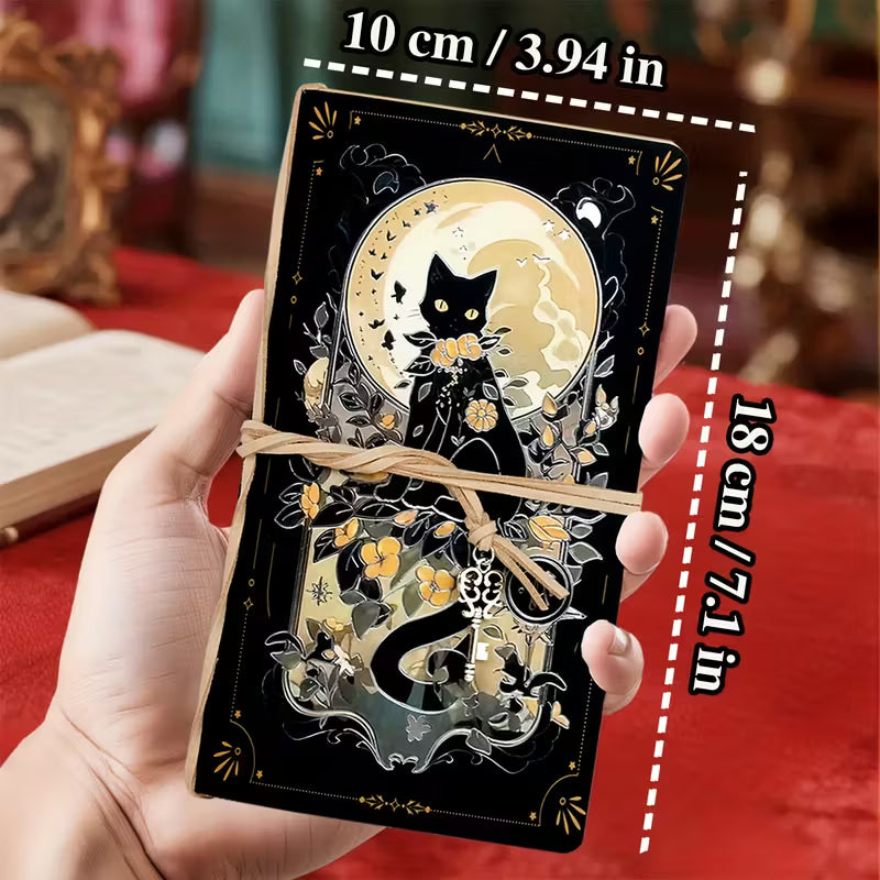 Goottilainen Dark Cat -muistikirjasetti