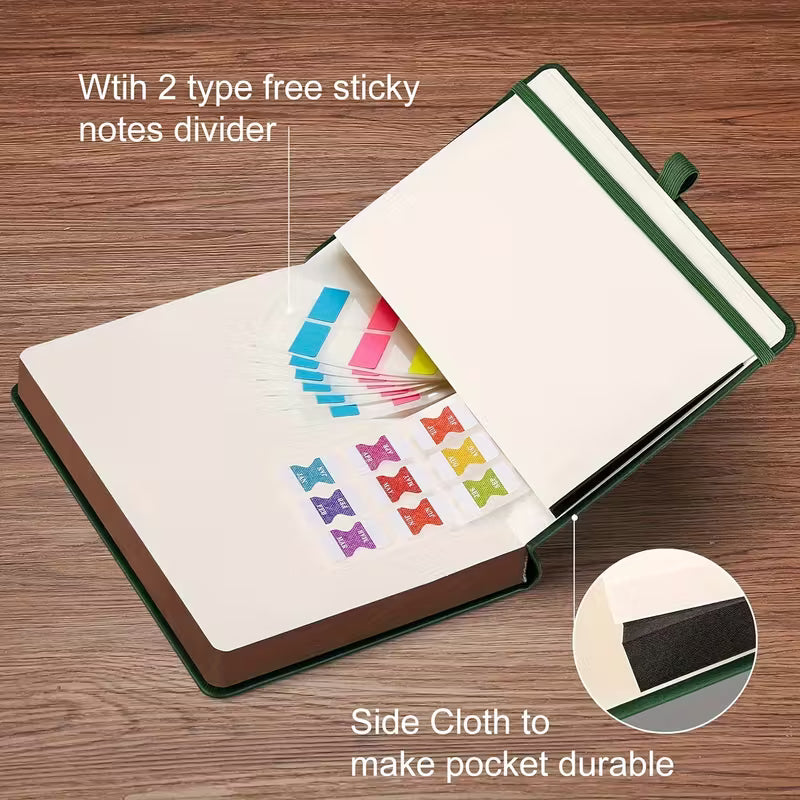 Vintage Tree of Life -keinonahkainen A5-päiväkirja - 320 viivoitettua sivua, elegantti kohokuvioitu kansi