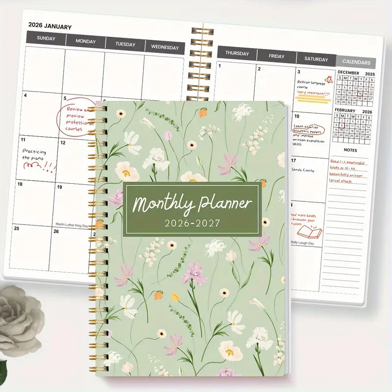 1 kpl 2026-2027 kuukausikalenteri A5