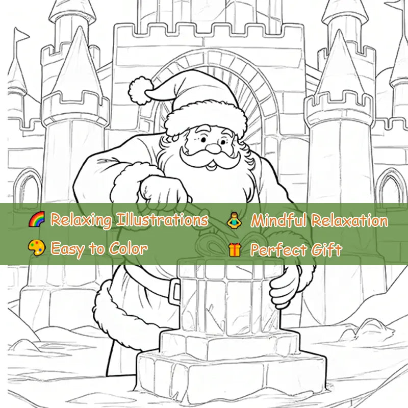 Santa Claus coloring book värityskirja