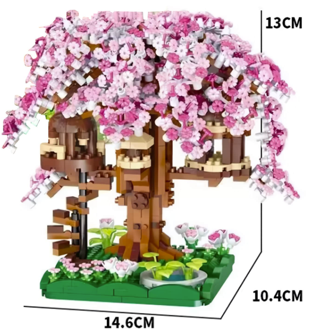 1109 kpl Sakura-puumajan kokoamispalikat