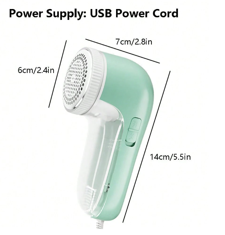 1kpl sähköinen kangasparranajokone pinkki