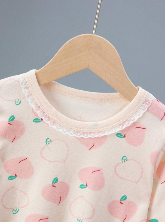 Lasten pyjama, 100 % puuvillaa, koko 130