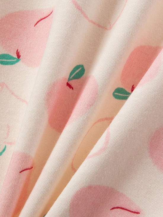 Lasten pyjama, 100 % puuvillaa, koko 130