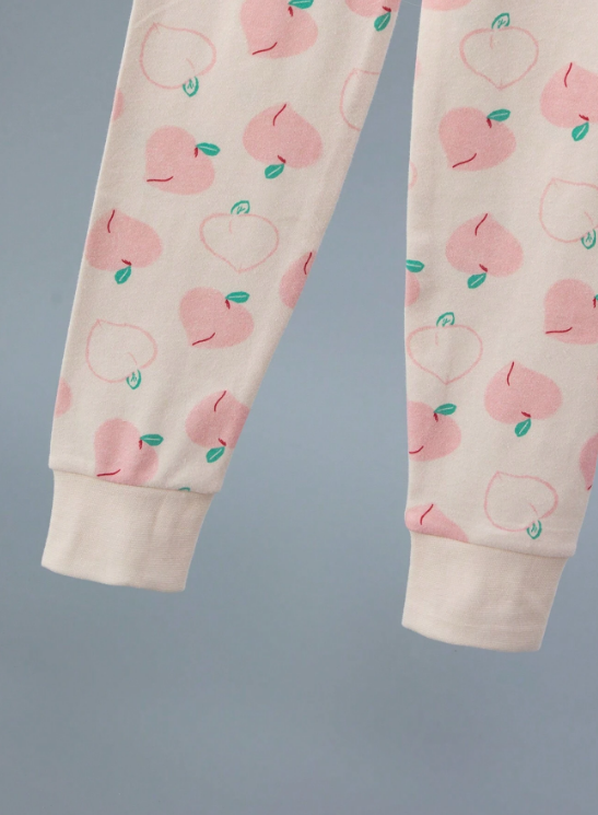 Lasten pyjama, 100 % puuvillaa, koko 130