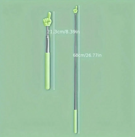 1kpl Säädettävä metallinen osoitinsormi