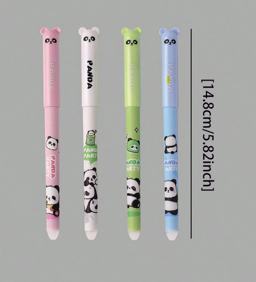 1 kpl panda-aiheinen pyyhittävä kynä