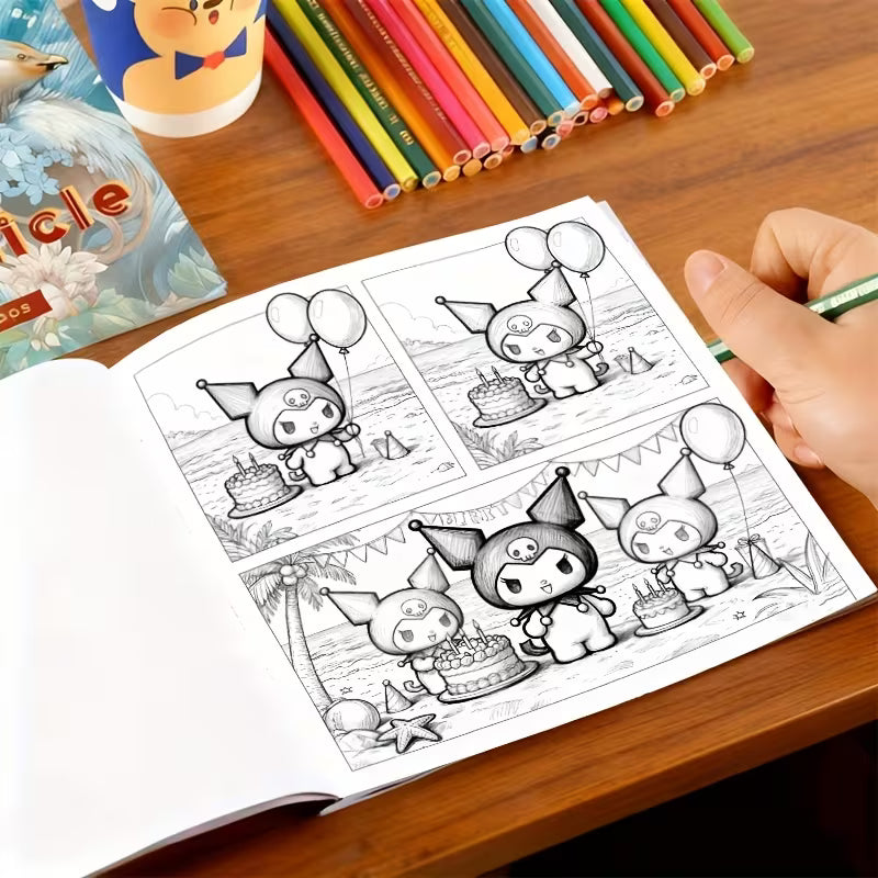 Kuromi coloring book värityskirja