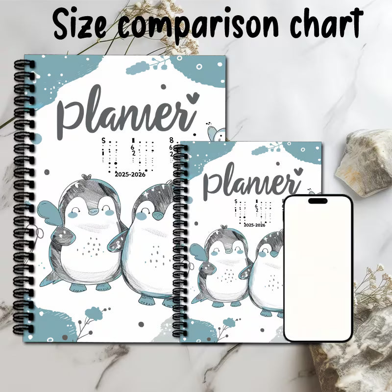 1 kpl söpö pingviinikalenteri 2025-2026