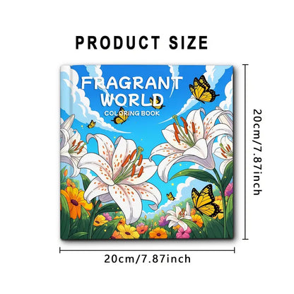Fragrant world coloring book värityskirja
