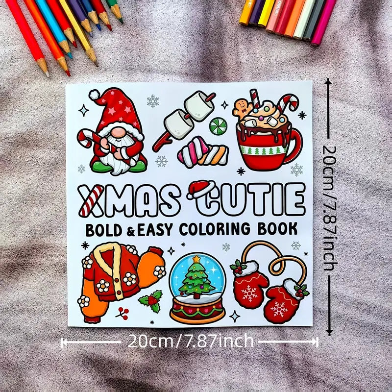 Xmas cutie coloring book värityskirja