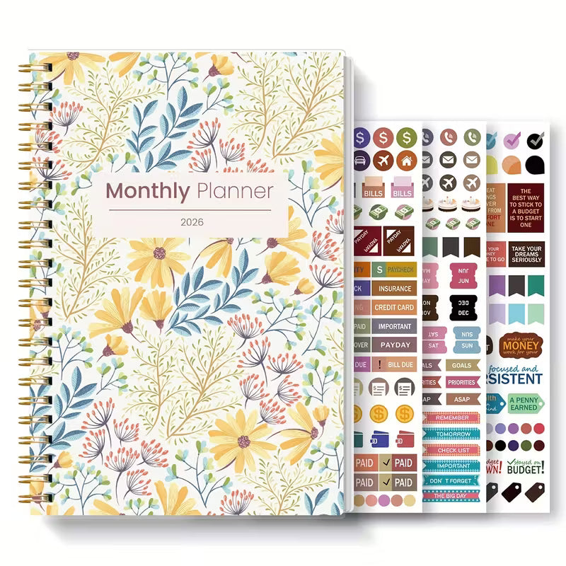 1 kpl 2026 kuukausikalenteri A5