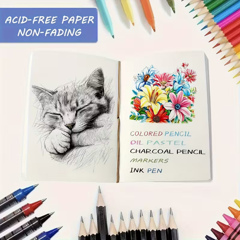 1kpl A5, 80 sivua, Metsäneläinten juhlaluonnoskirja