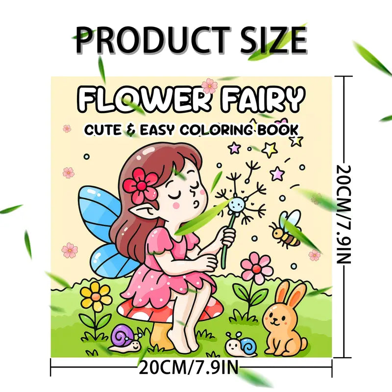 Flower fairy coloring book värityskirja