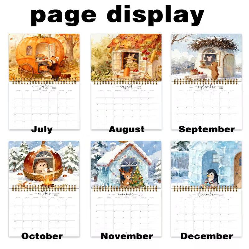 Söpöjen lemmikkien satukalenteri vuodelle 2026