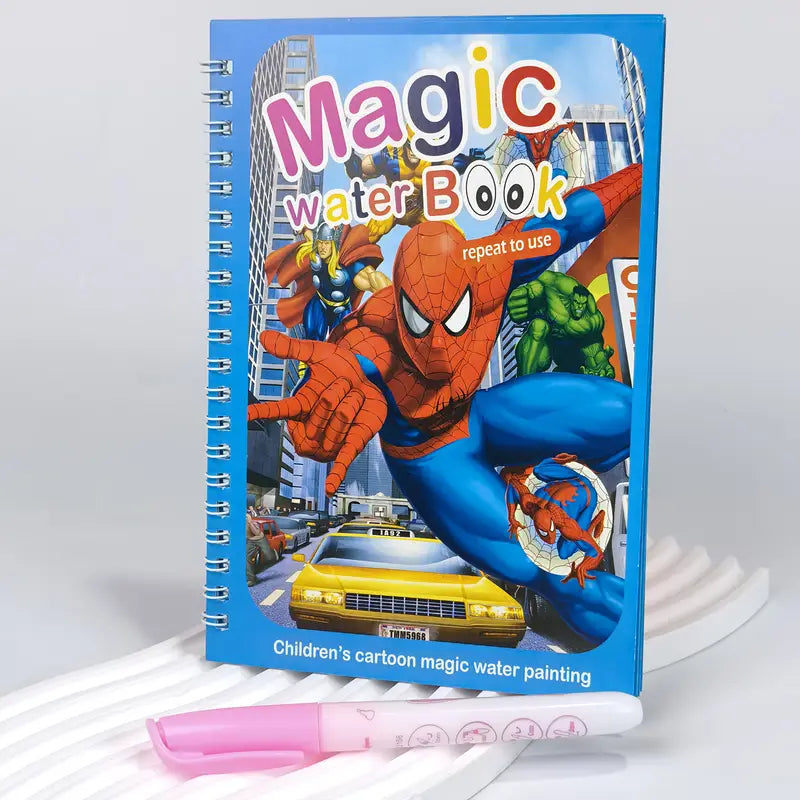 1kpl Magic Watercolor Book with Pen värityskirja