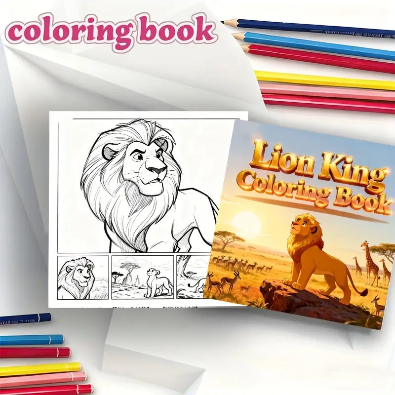 Disney Lion king coloring book värityskirja