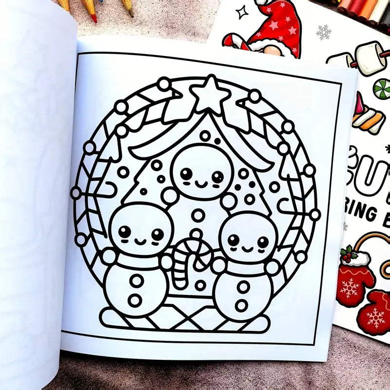 Xmas cutie coloring book värityskirja
