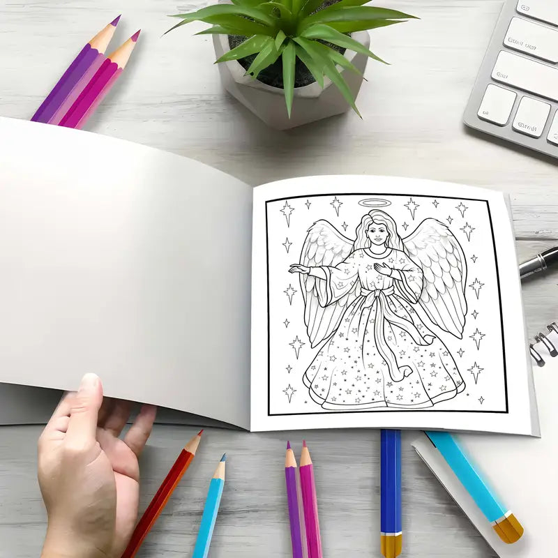 Christmas coloring book värityskirja