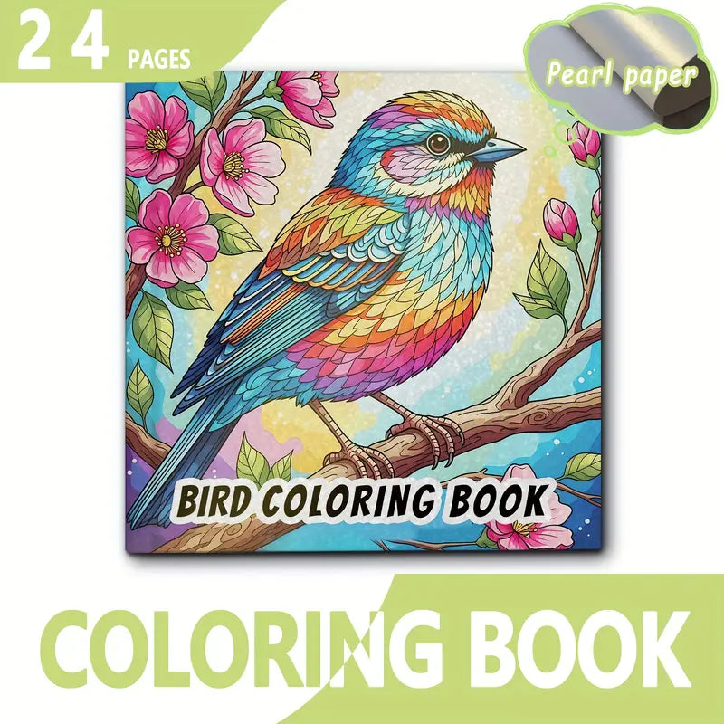 Bird coloring book värityskirja