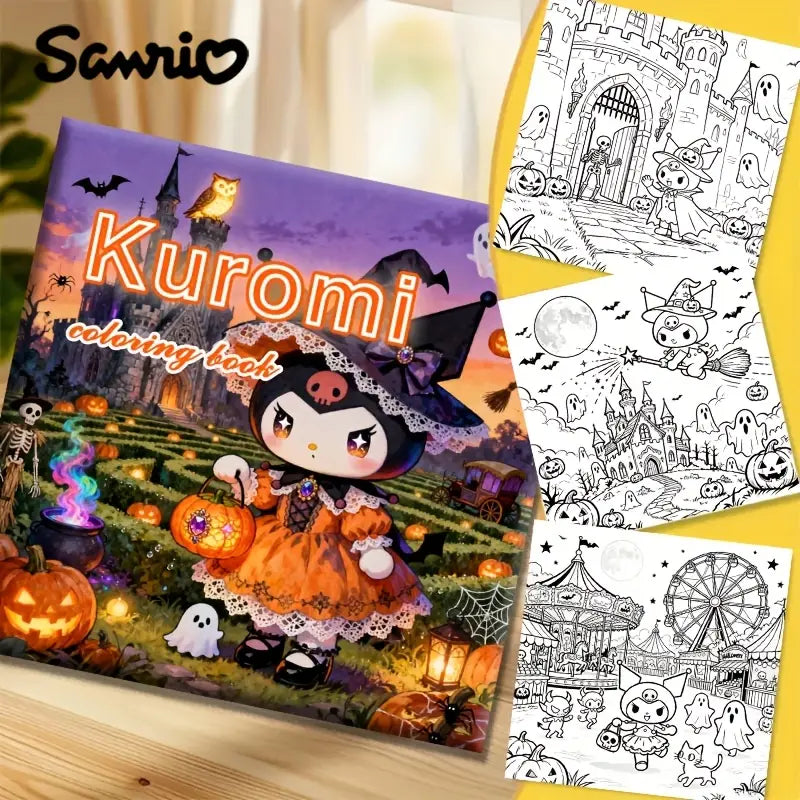 kuromi coloring book värityskirja