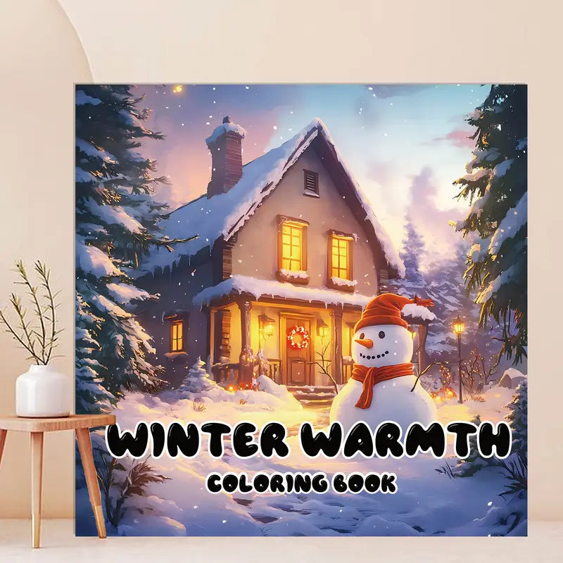 Winter warmth coloring book värityskirja