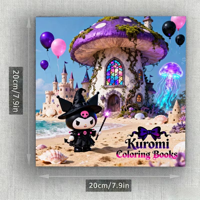 Kuromi coloring book värityskirja