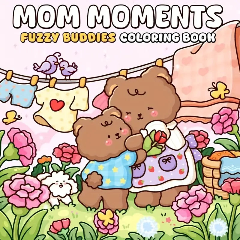 Mom Moments coloring book värityskirja