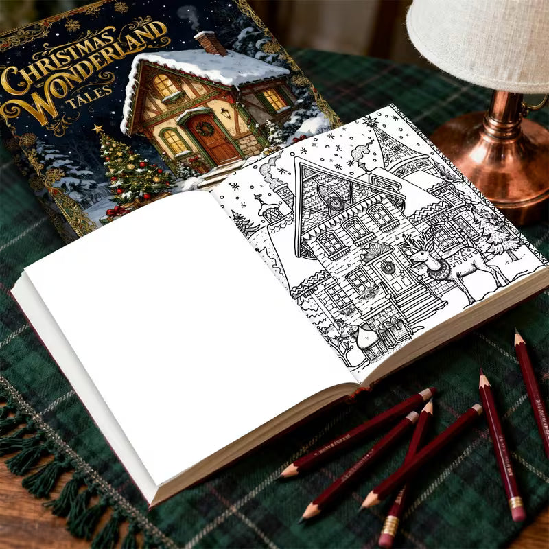 Christmas wounderland värityskirja