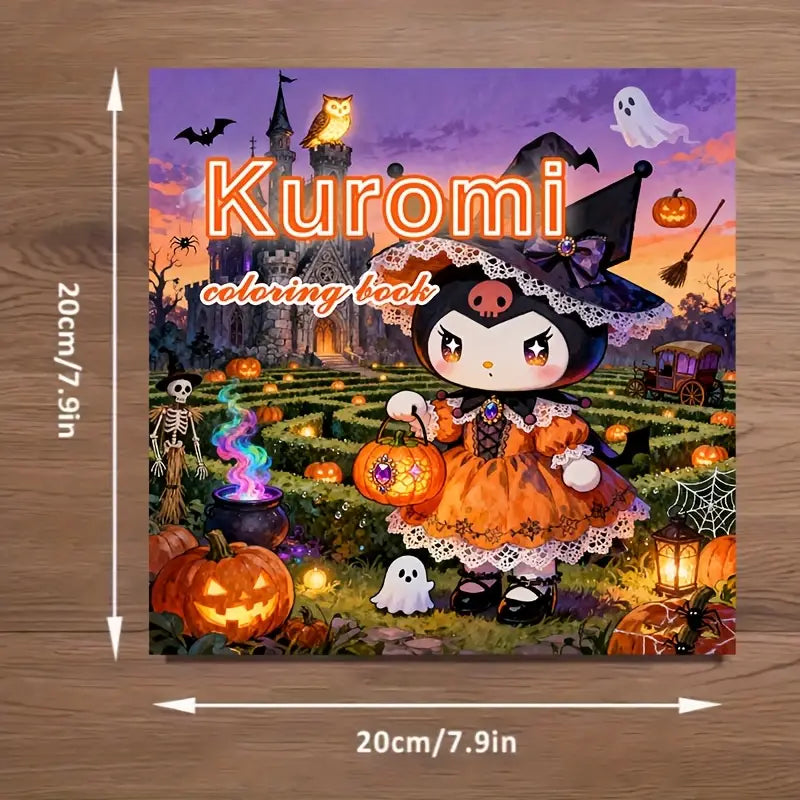 kuromi coloring book värityskirja