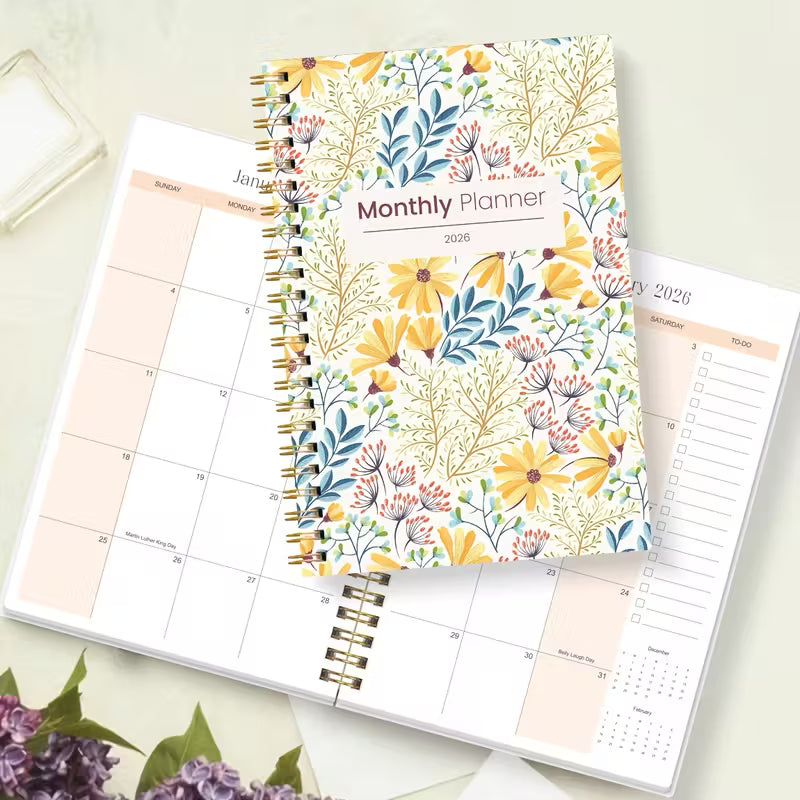 1 kpl 2026 kuukausikalenteri A5