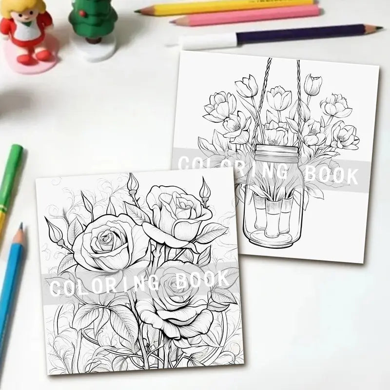 Fragrant world coloring book värityskirja