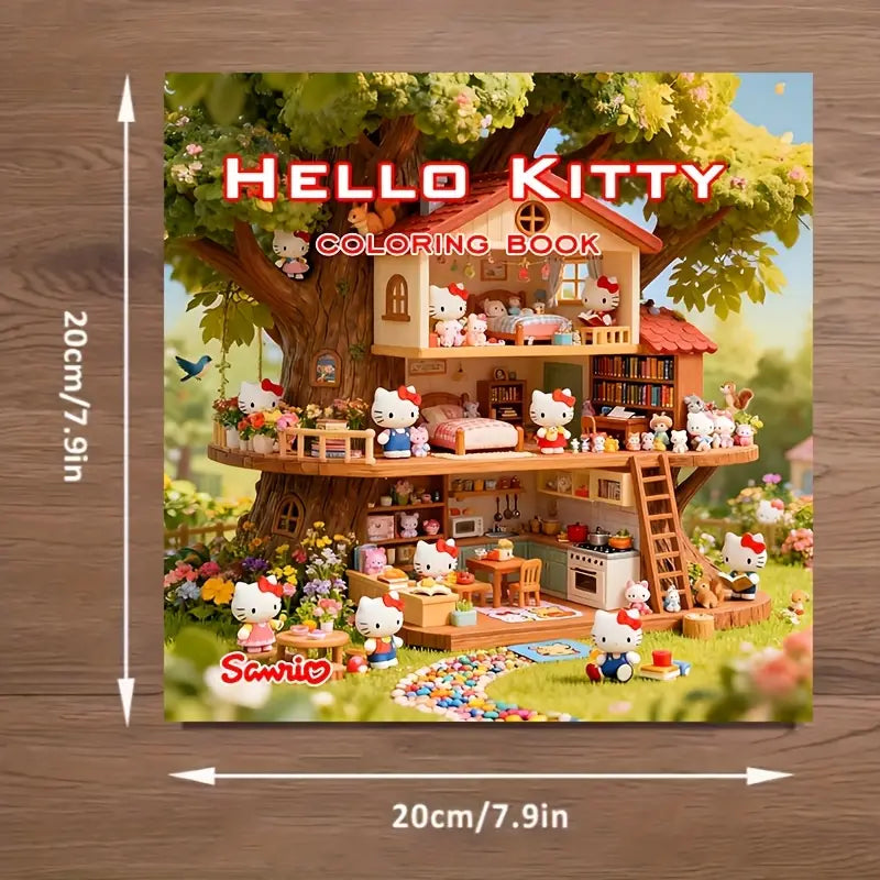 Hello kitty coloring book värityskirja