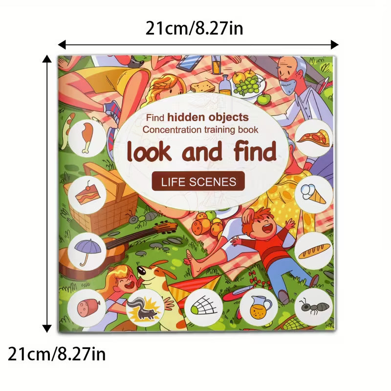 Look and find coloring book