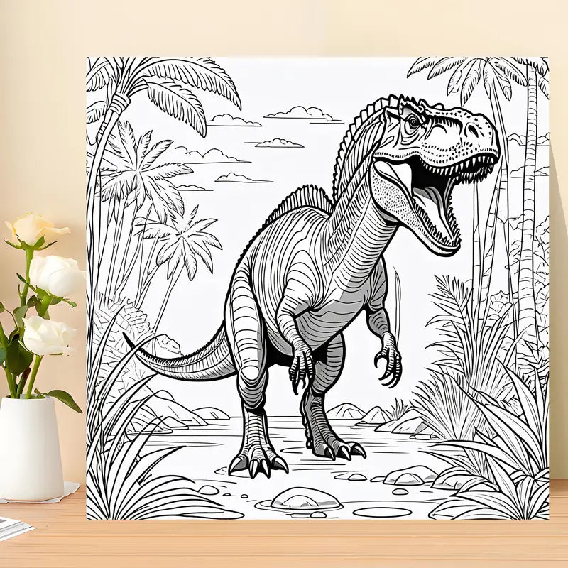 Dinosaur World coloring book värityskirja