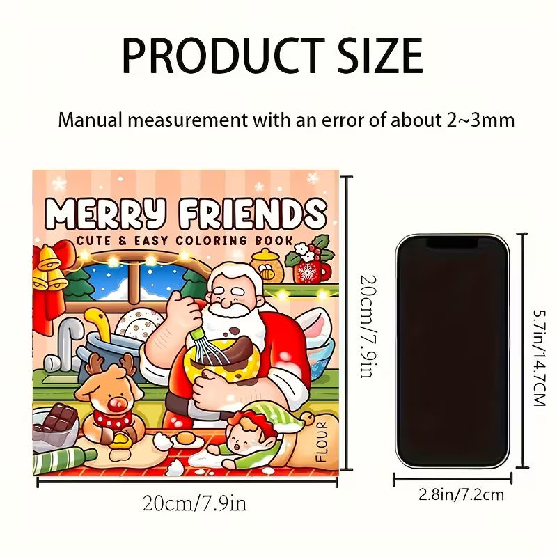 Tulossa pian! Merry Friends -jouluvärityskirja